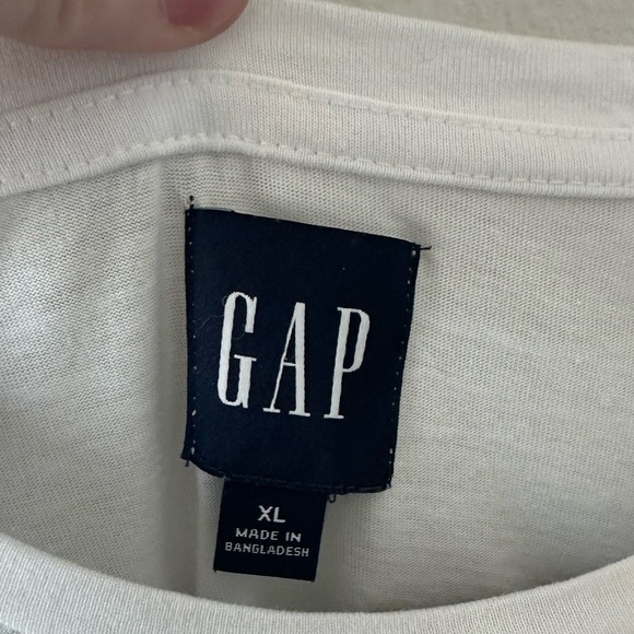 GAP White Eyelet Sleeve Women's Top NWOT size XL - Picture 5 of 5